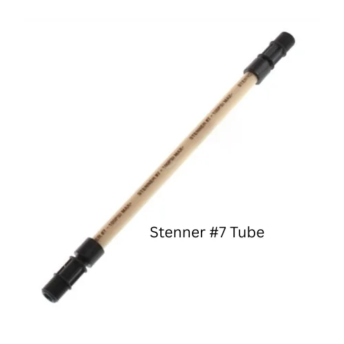 Stenner #7 replacement pump tube with black end fittings
